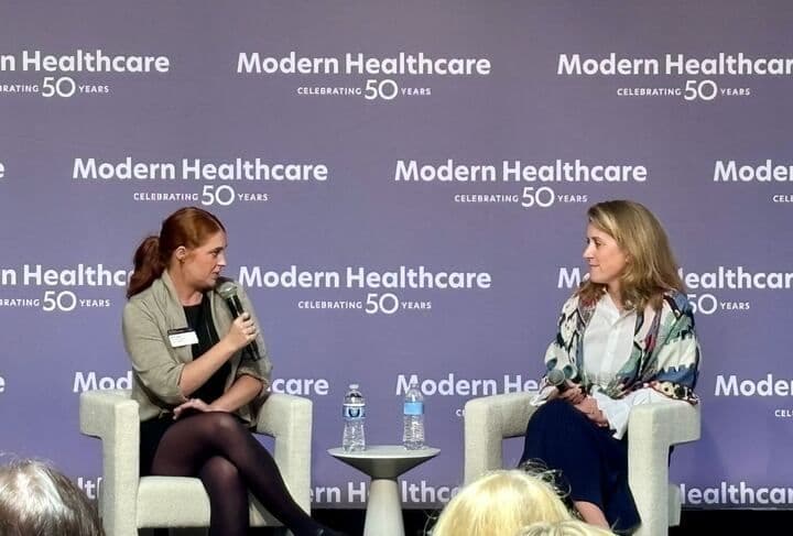 Attendees at a Modern Healthcare event
